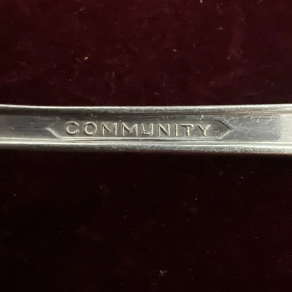 1 Sugar‎ Spoon, Milady Oneida Community 1940 Silver Plate Silverplate Floral